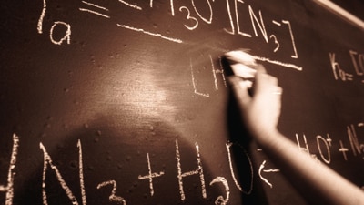 File photo: Hand erasing blackboard (Getty Creative Images)