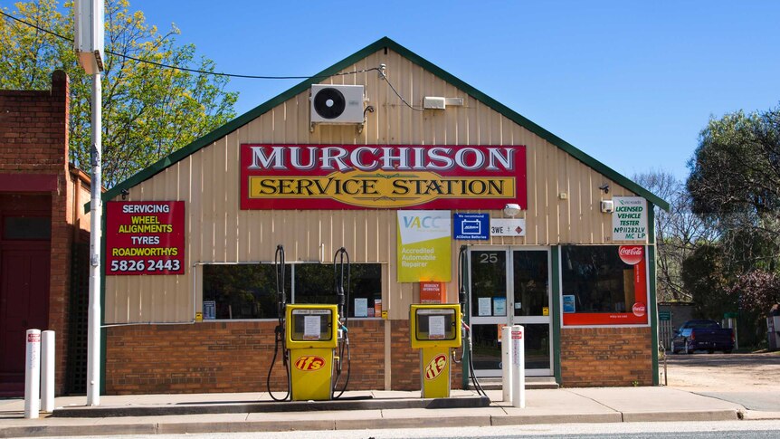 The old service station in Murchison
