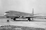 The first De Havilland Comet aeroplane prototype.