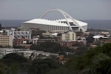 A general view of Moses Mabhida Stadium in Durban, South Africa, on September 2, 2015.
