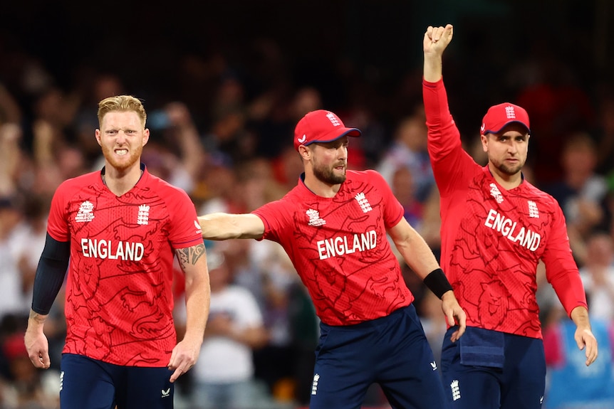 Ben Stokes hace una mueca