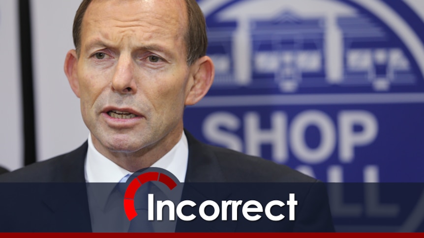 Tony Abbott incorrect on the history of marriage