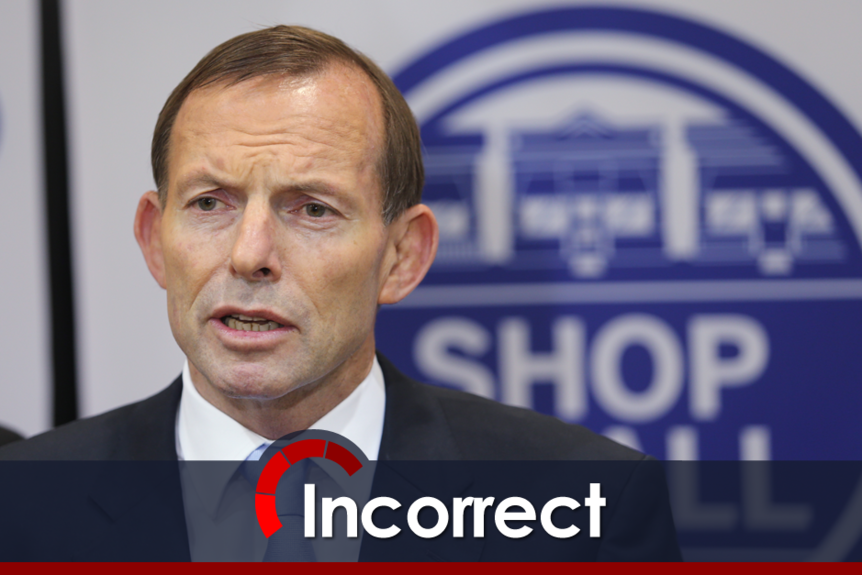 Tony Abbott incorrect on the history of marriage