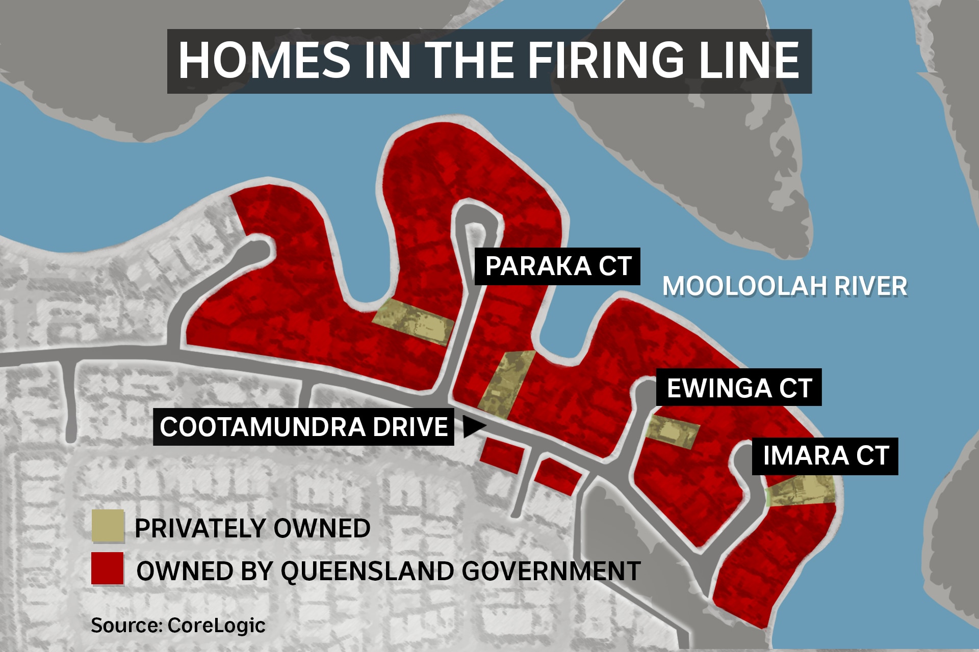 Mapa de casas a demoler
