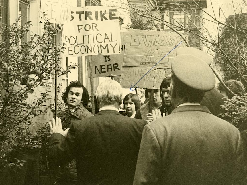 Political Economy demonstration 1976