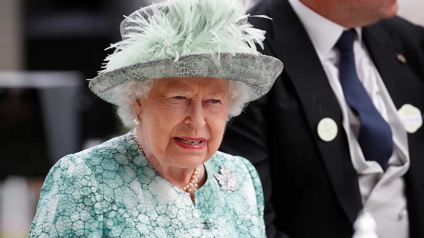 Britain's Queen Elizabeth at the Ascot Racecourse on June 23, 2018.