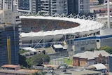a large stadium pictured from above