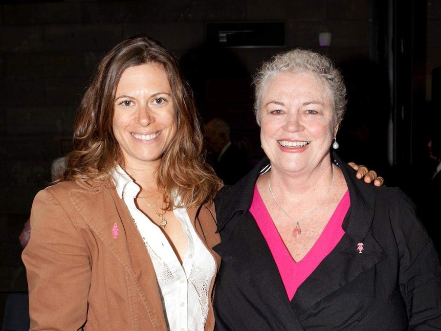 Champion cyclist Bridie O'Donnell and her mother Marg