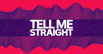 Promotional image for the ABC Tell Me Straight podcast