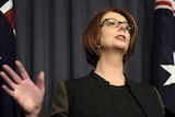 Julia Gillard announces her resignation.