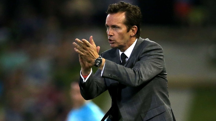 Mulvey claps his players on
