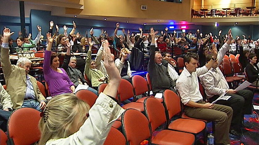 Teachers voted on whether to take further action.
