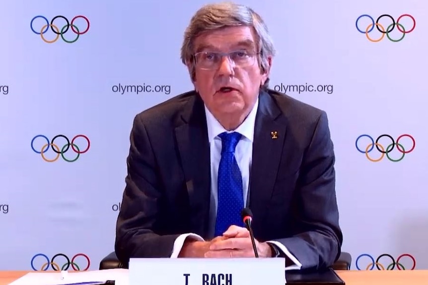 Thomas Bach, president of the International Olympics Committee.