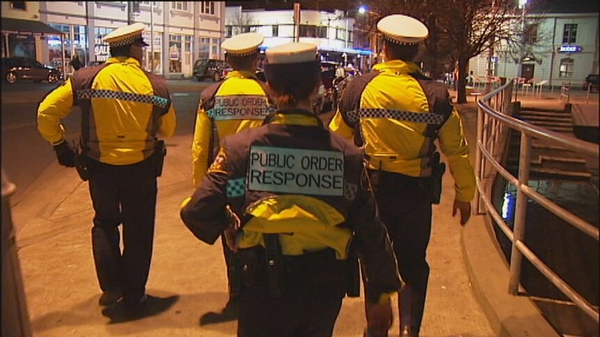 Tasmanian Police in Hobart.