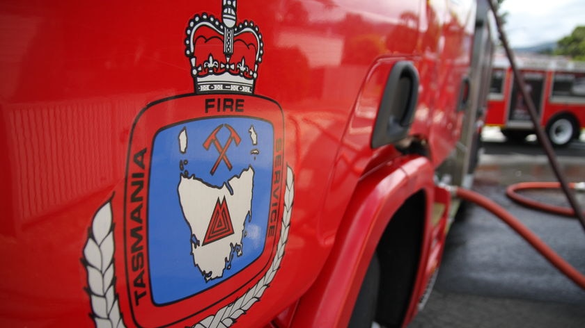 A Tasmania Fire Service truck