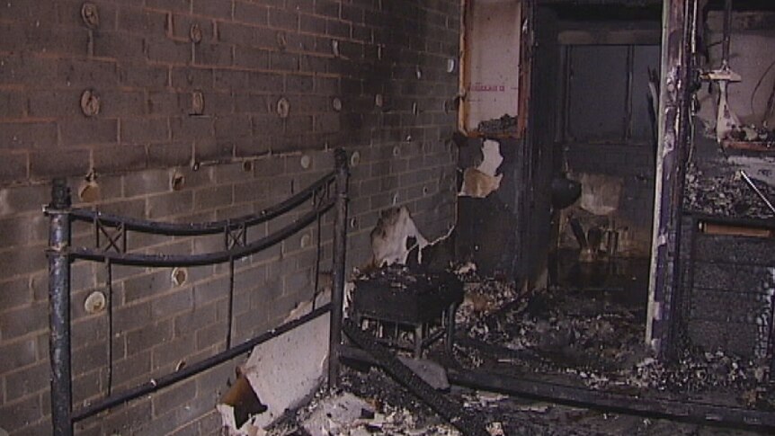 Charred interior of Dallas, Victoria home, scene of fatal fire