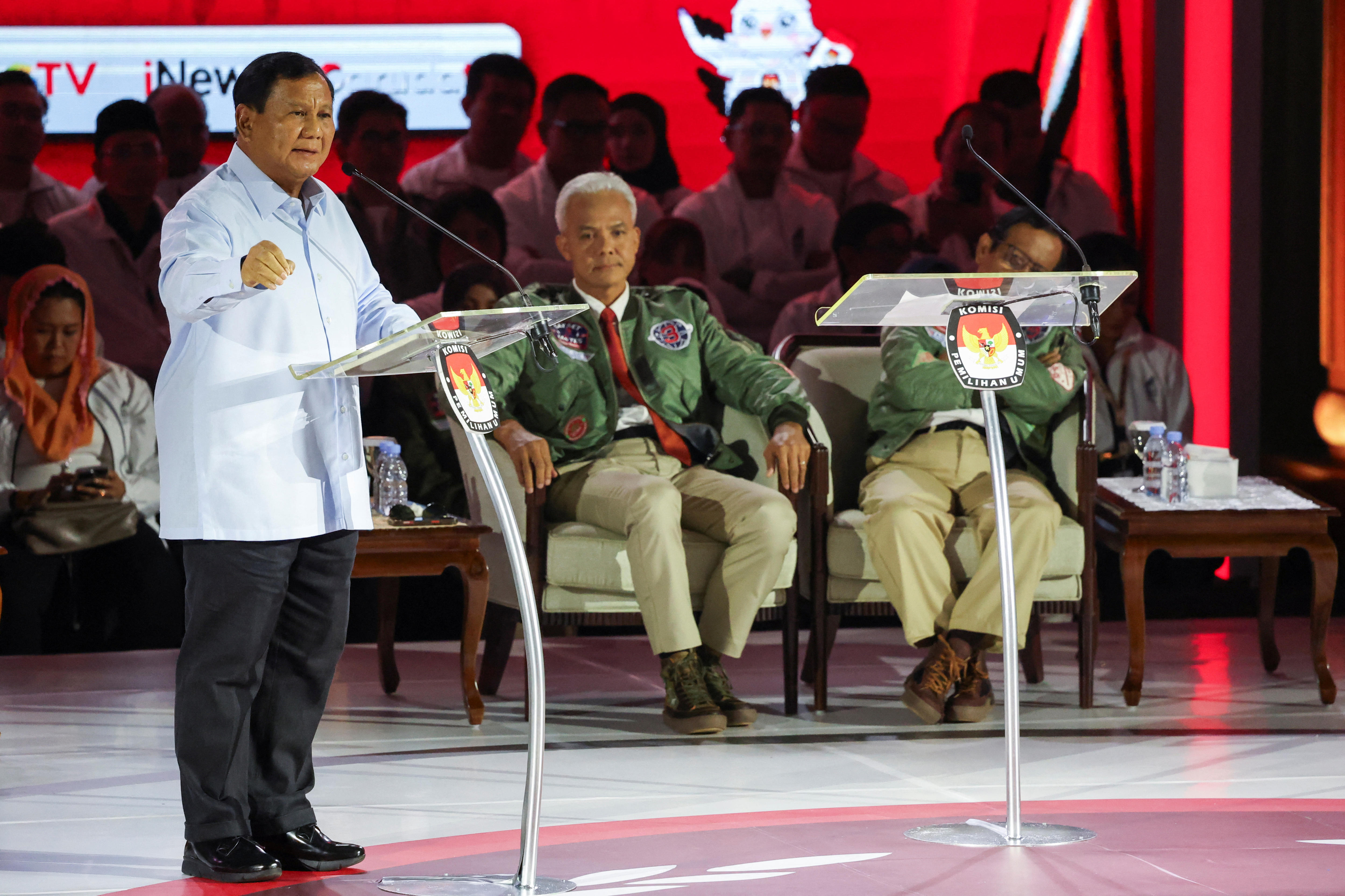 Indonesia's election body holds presidential candidate debate