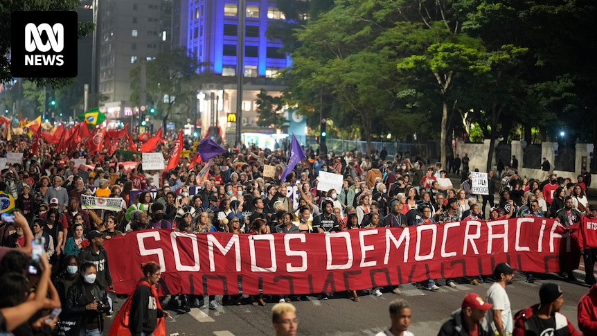 Brazilian authorities block bank accounts of those allegedly driving  'anti-democratic acts