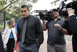 Richard Fa'aoso arrives in court