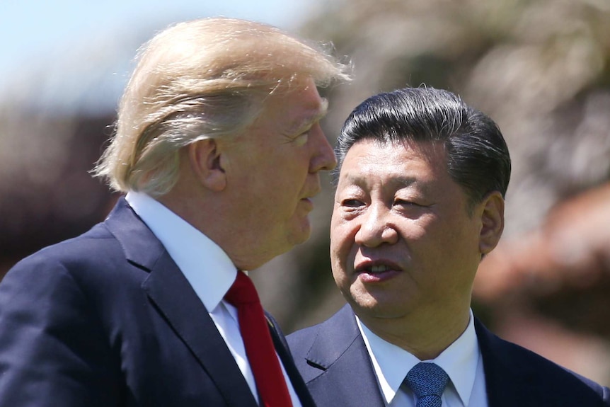 US President Donald Trump and China's President Xi Jinping