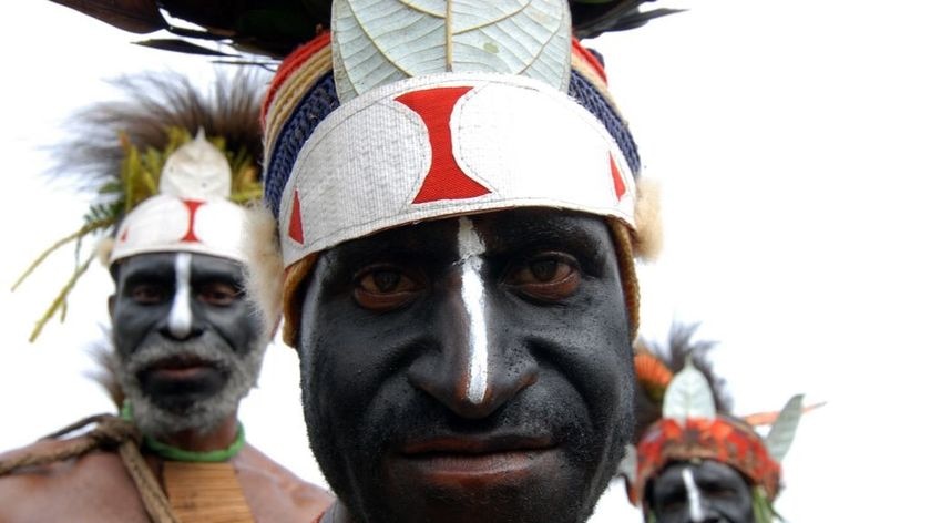 Tribesman at the Mt Hagen Show