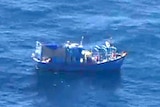An asylum seeker boat off the Dampier coast