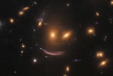 Smiling face in space taken by Hubble Telescope