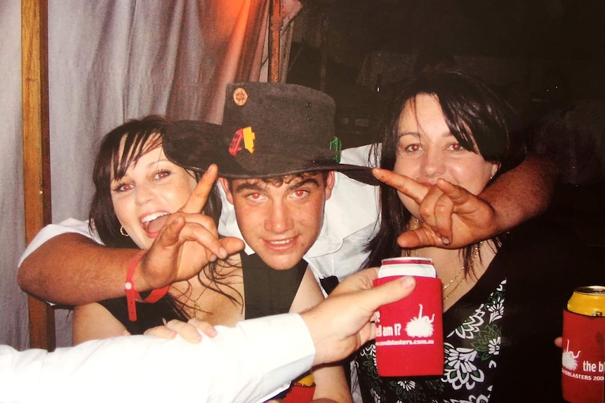 Bianca, DJ and Racheal at 2006 ball
