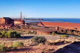 A wide shot of the Whyalla Steelworks