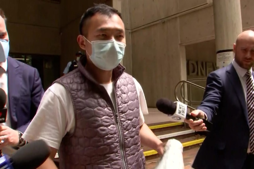 Alleged RAT thief Zeshi Wu faces the media