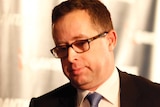 Qantas CEO Alan Joyce leaves media conference