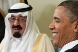 Barack Obama with King Abdullah