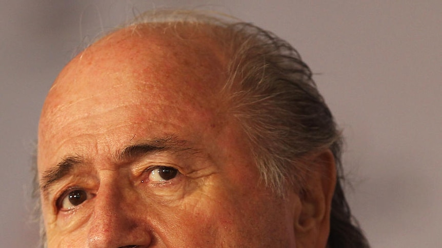Danger: Sepp Blatter says the "FIFA pyramid is unsure of its base".