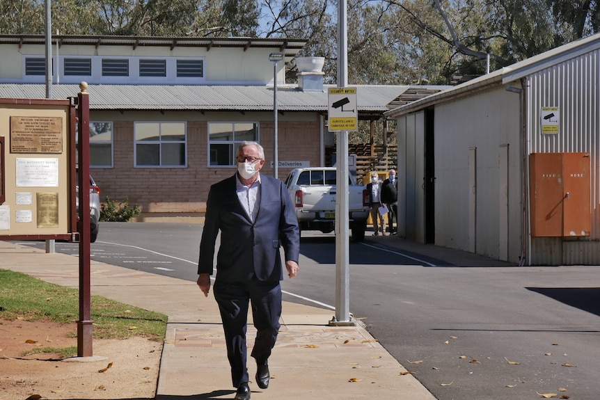 Brad Hazzard walking