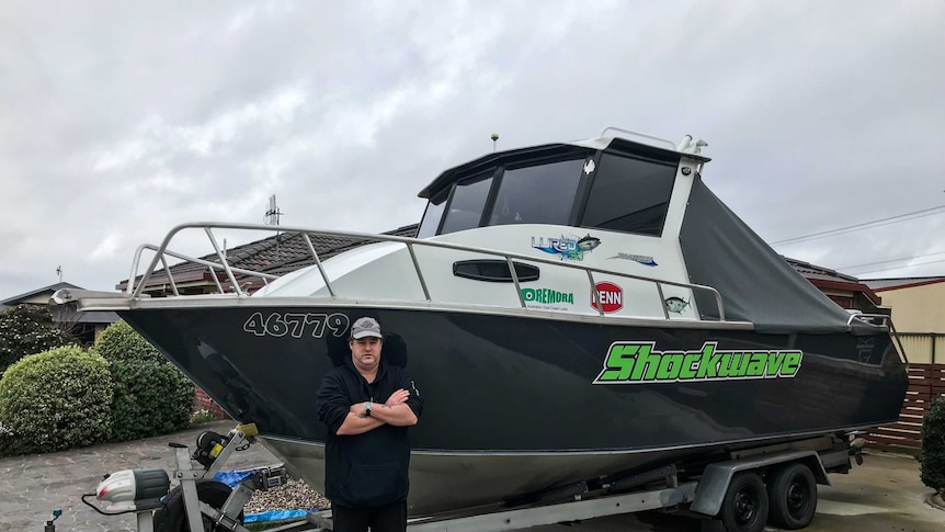 Todd Bakes with boat.