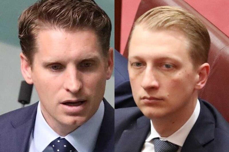 Composite of Andrew Hastie and James Paterson