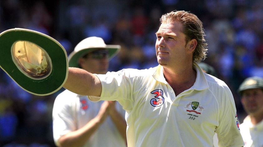 Shane Warne signed off with an Ashes win in 2007.