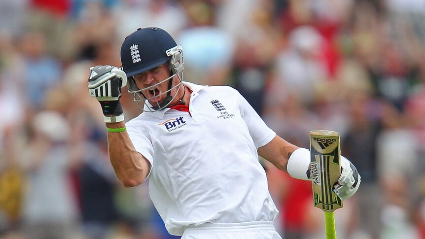 Chief destroyer ... Pietersen scored just the 13th double-ton in Ashes history.