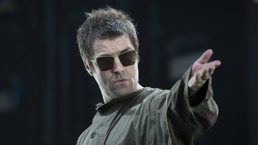Singer Liam Gallagher performs on stage
