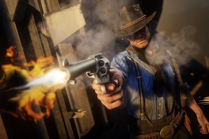 A scene from Red Dead Redemption
