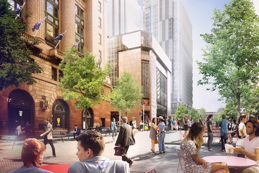 Proposal of redevelopment in Martin Place