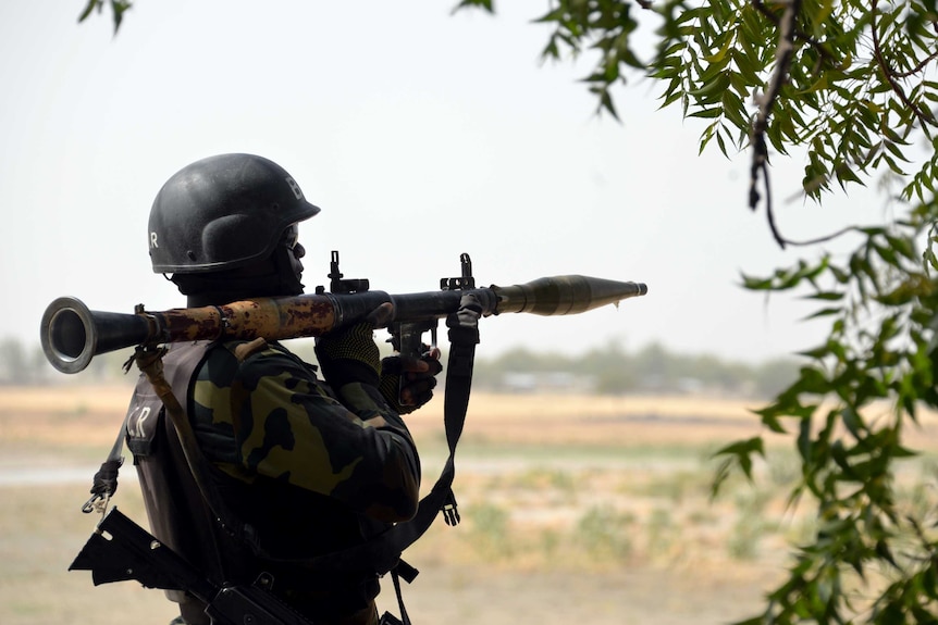 Cameroonian soldier