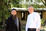 Imam Faizel Chothia and Reverend Peter Humphries at a church