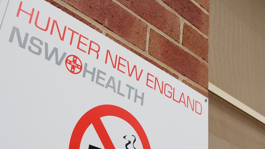 Hunter New England Health generic sign No Smoking