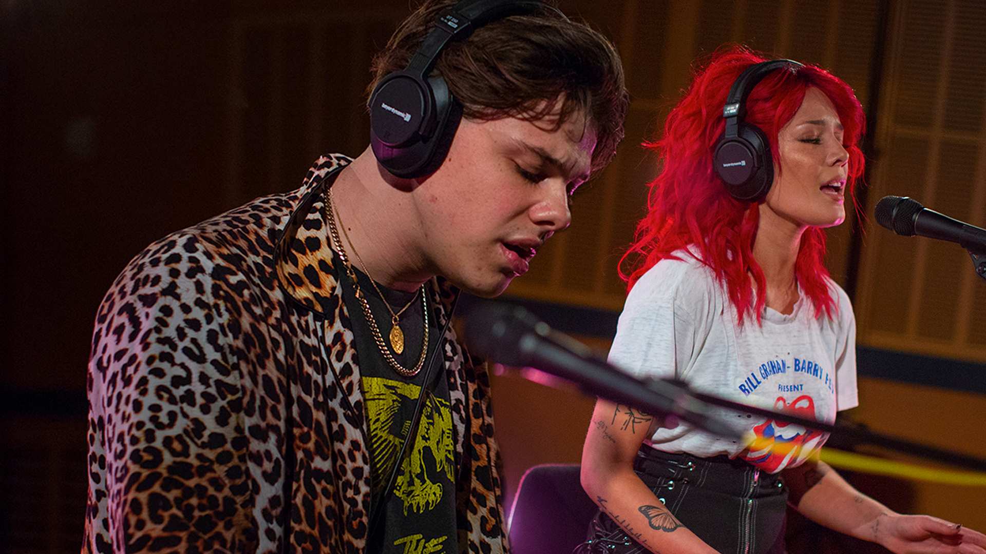 YUNGBLUD & Halsey covers Death Cab for Cutie 'I Will Follow You into the Dark' for Like A Version [2019] - triple j