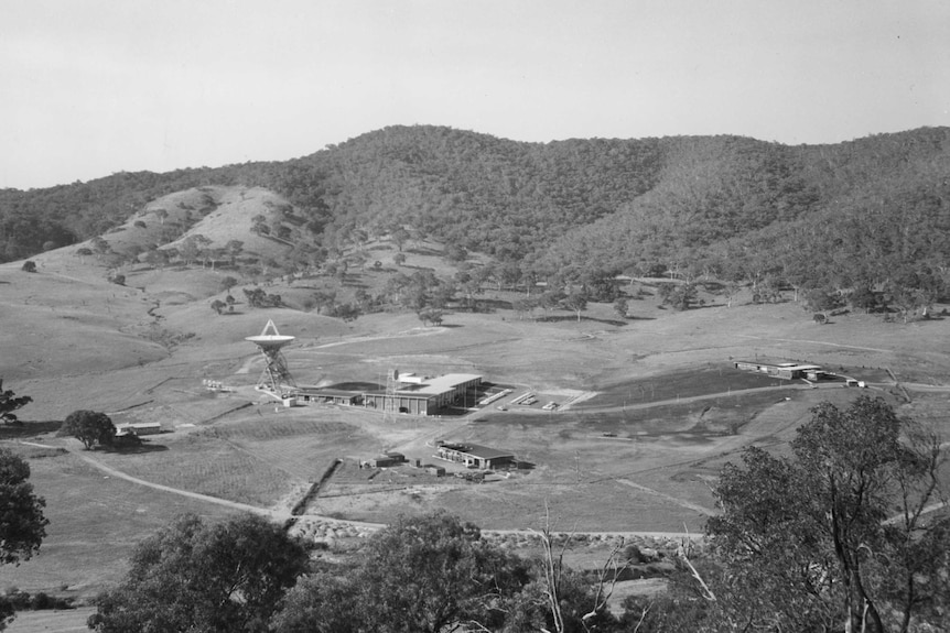 Canberra Deep Space Communication Complex at Tidbinbilla in 1965.