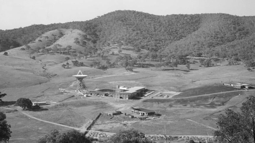 Canberra Deep Space Communication Complex at Tidbinbilla in 1965.