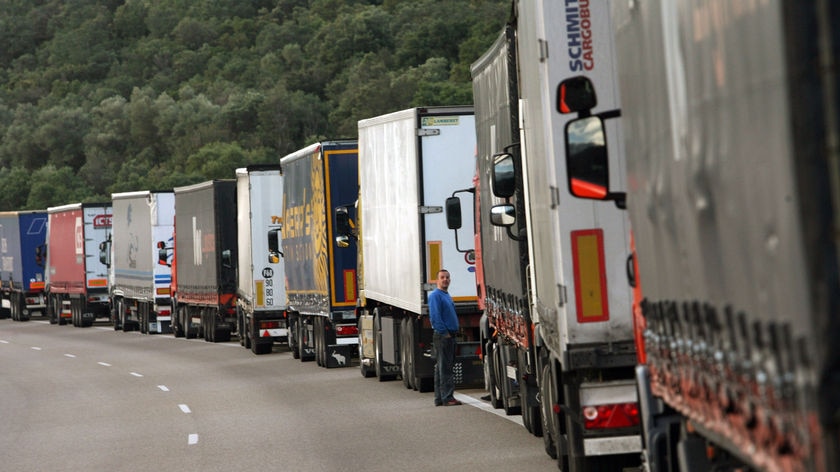 Truck drivers warn they face bankruptcy without increased subsidies.