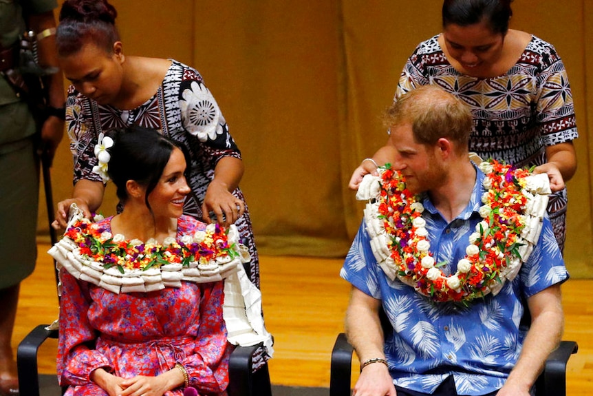 Prince Harry and Meghan are nine days into their tour of the South Pacific.