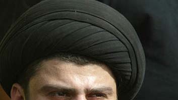 Moqtada al-Sadr: peace offer. (File photo)